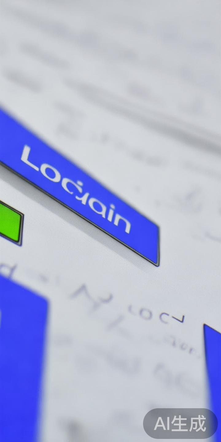 进入首页后，在显著位置找到“登录”按钮。一般位于页